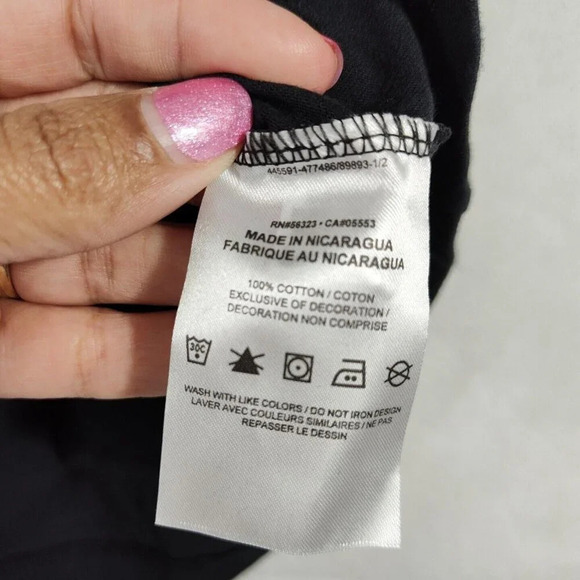 Nike The Nike Tee Black Gold LSU T-Shirt 2019 Women Size M Short Sleeve NEW - Picture 5 of 6